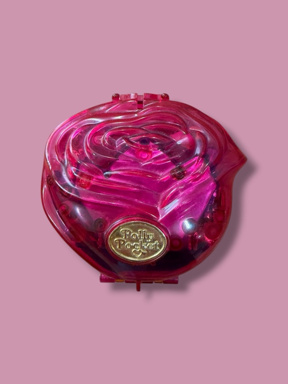 SOLD - 1996 Polly Pocket Sweet Roses Compact Only - Picture 1 of 7